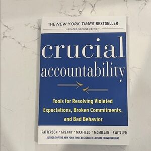Crucial Accountability Book - Blue Cover